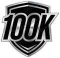 100K Achievement Badge Motivational Pride