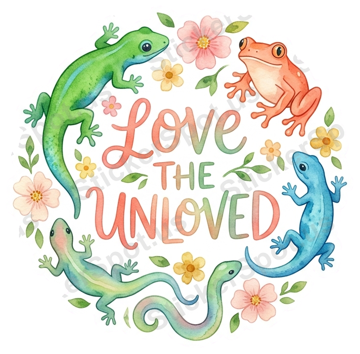 Love the Unloved Reptiles & Amphibians Design