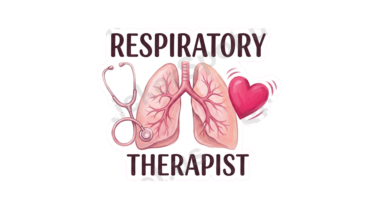 Respiratory Therapist Heart Healthcare Art