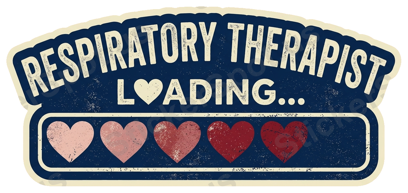 RESPIRATORY THERAPIST LOADING... Sticker