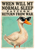 WHEN WILL MY NORMAL SLEEP PATTERN RETURN FROM WAR Sticker