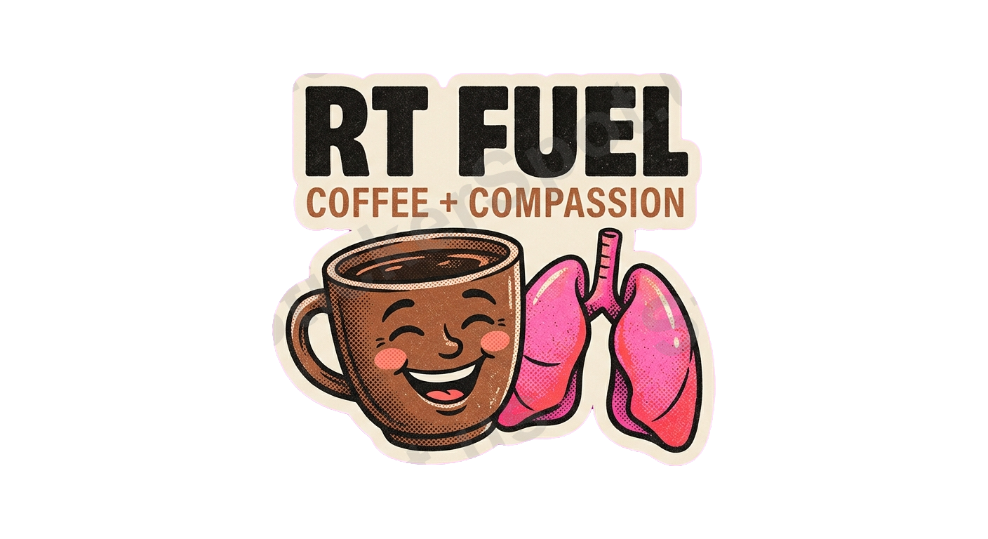 RT FUEL COFFEE + COMPASSION Sticker