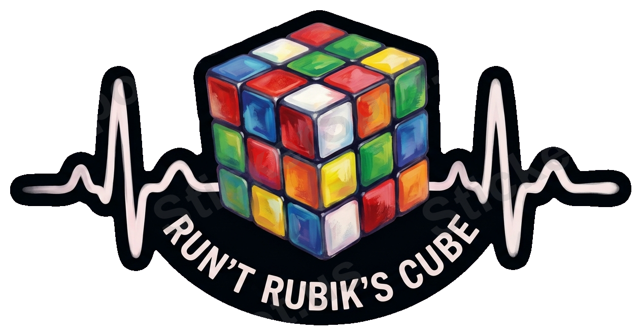 Runt Rubiks Cube Colorful Puzzle Heartbeat