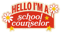 Hello I'm a School Counselor Vintage Retro Design