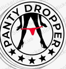 Panty Dropper Pinup Retro Circle Design