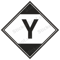 Faithful Y Monogram Minimal Geometric Emblem