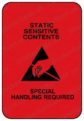 Static Sensitive Contents Special Handling Sign