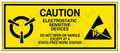 Caution Electrostatic Sensitive Devices Warning Label