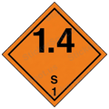 1.4S Safety Symbol Hazard Diamond Decal