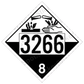 UN 3266 Corrosive Material Hazmat Symbol