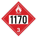NFPA 1170 Fire Hazard Diamond Sign Decal