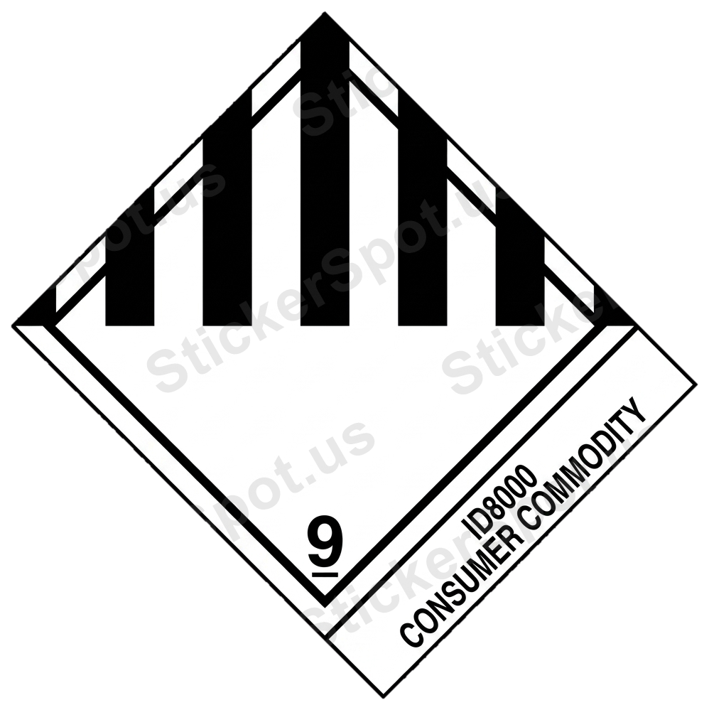 Faithful Hazard Class 9 Cargo Label