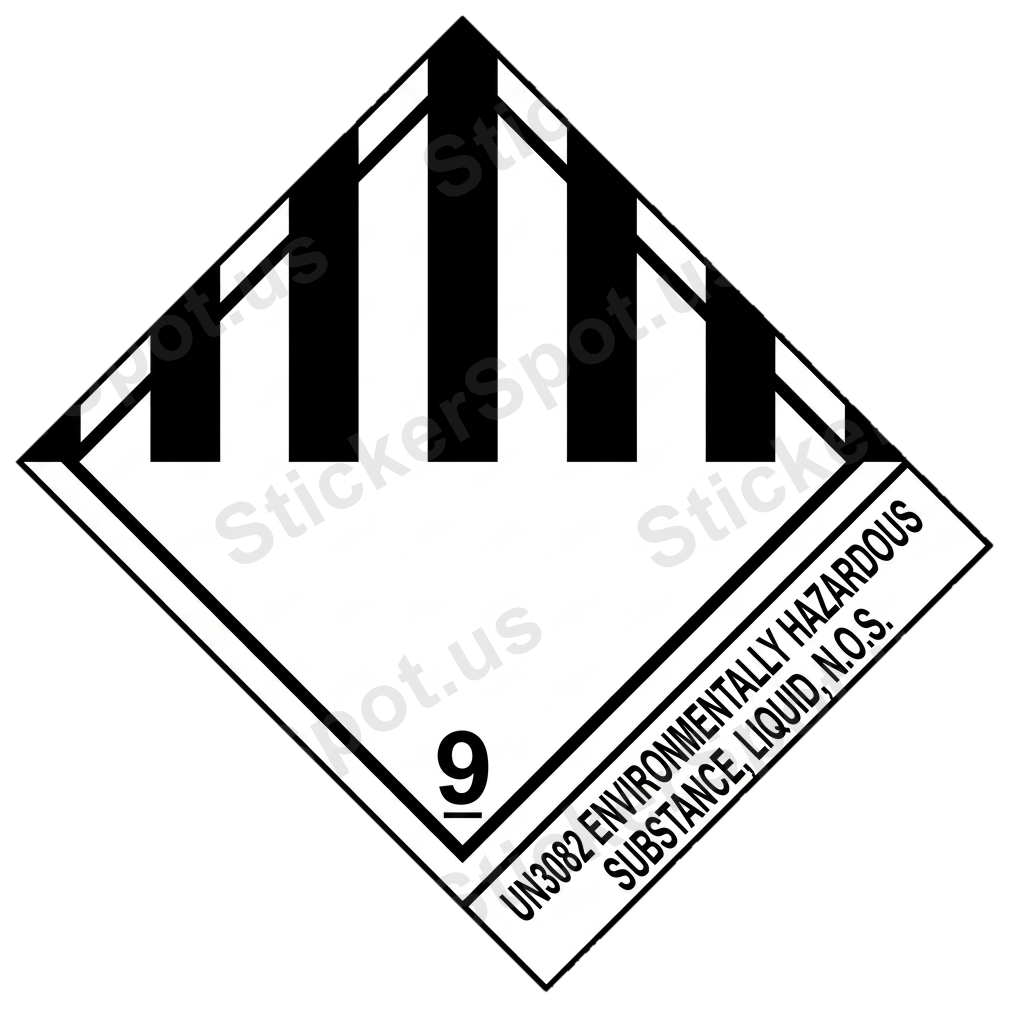 Class 9 Environmental Hazard Label