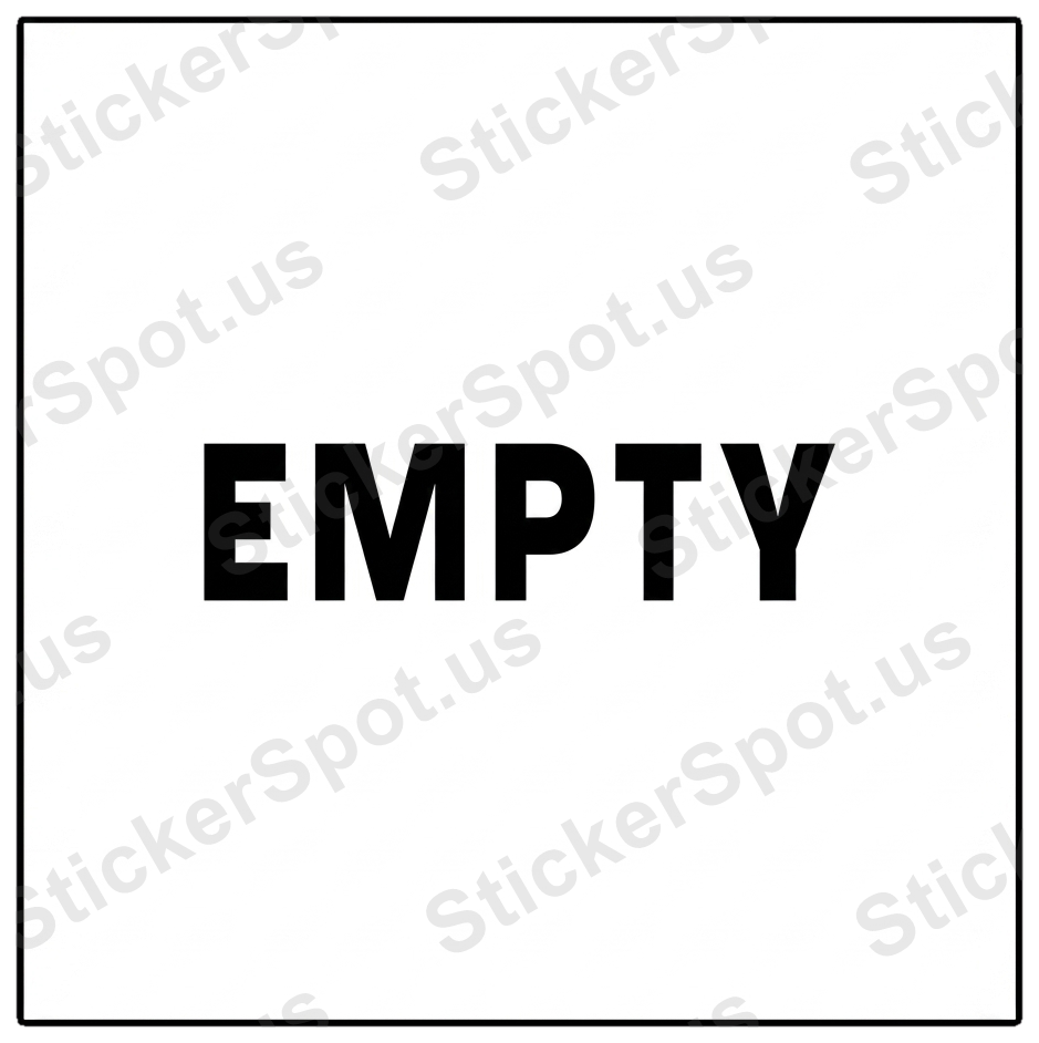 Faithful Empty Minimalist Bold Text Design
