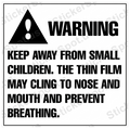 Warning Keep Away From Small Children Sign