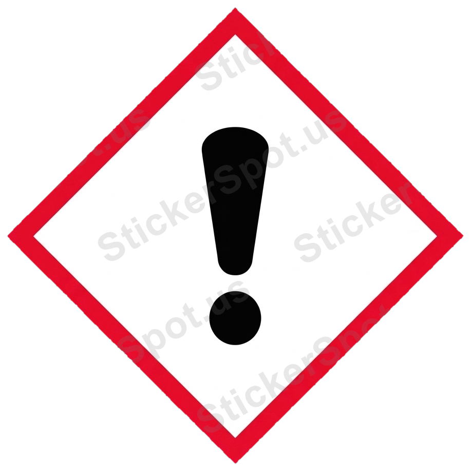 Faithful Hazard Symbol Die-Cut Accent