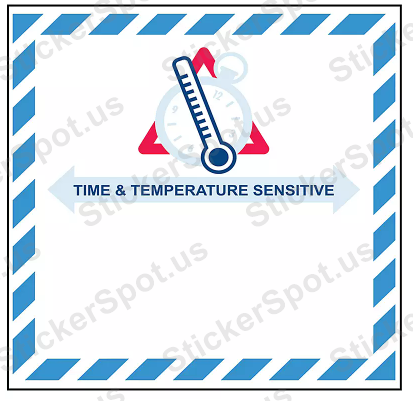 Time & Temperature Sensitive Warning Label