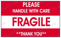 Please Handle With Care Fragile Packaging Sign