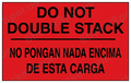 Do Not Double Stack Warning Sign Sticker
