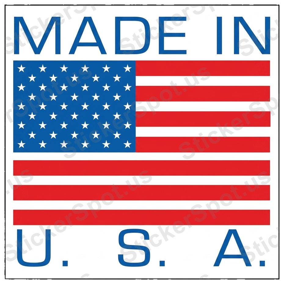 Made in USA American Flag Patriotic Design