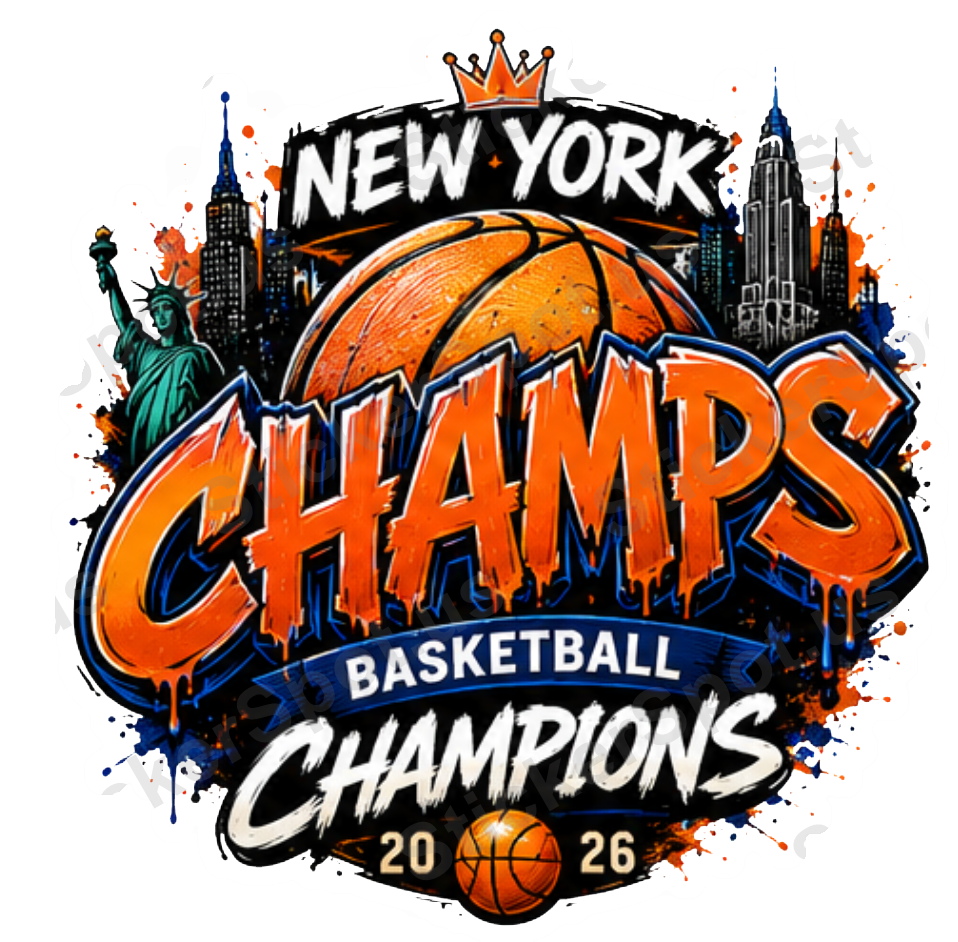 New York Champs Basketball Champions 2026 Design