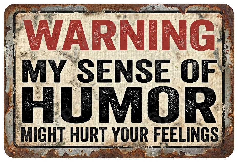Warning My Sense of Humor Might Hurt Feelings