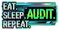 EAT. SLEEP. AUDIT. REPEAT. Sticker