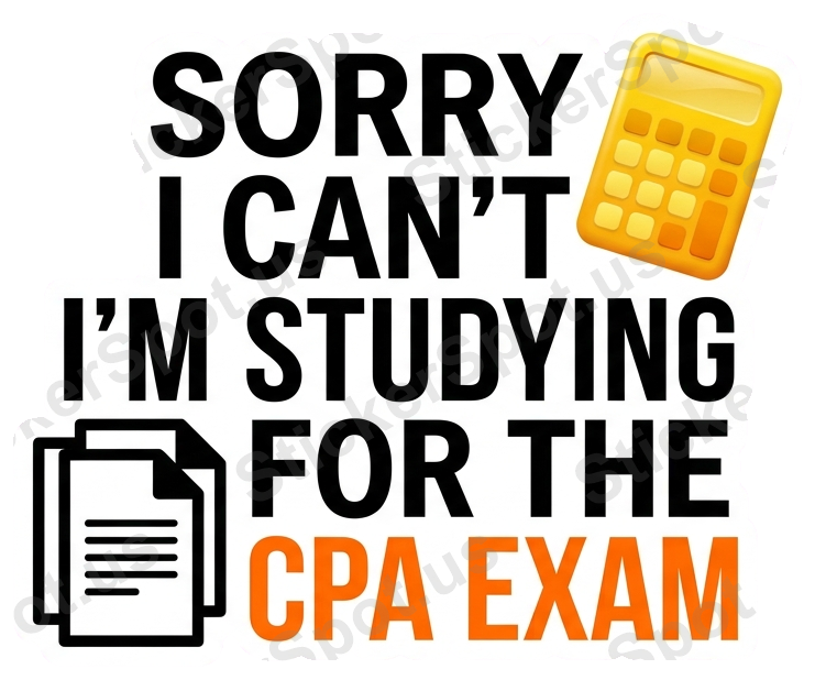 Sorry I Can't Study CPA Exam Motivation