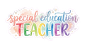 special education TEACHER Sticker