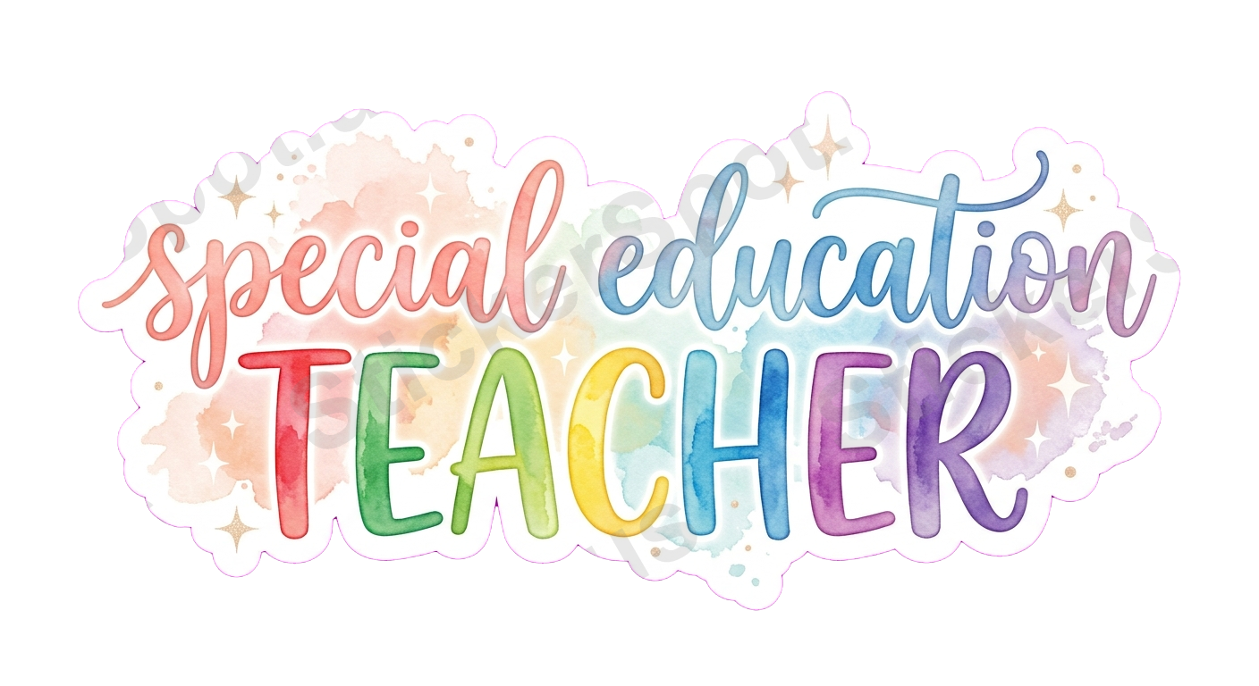 special education TEACHER Sticker