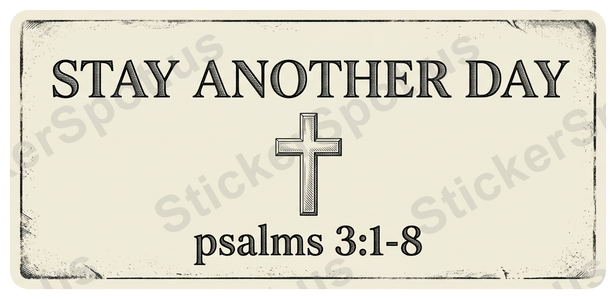 Stay Another Day Psalms 3:1-8 Christian Quote