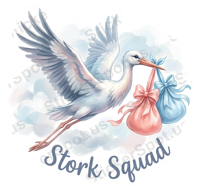 Stork Squad Baby Shower Whimsical Celebration