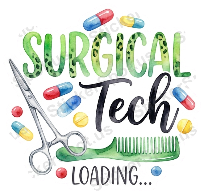 SURGICAL Tech LOADING... Sticker