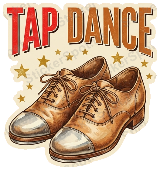 Vintage Tap Dance Shoes Graphic for Dance Lovers