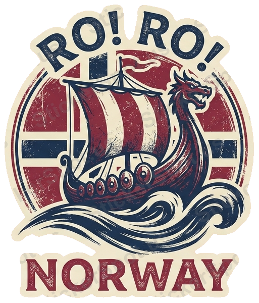 RO! NORWAY! Sticker Viking