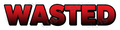 WASTED Bold Party Meme Vinyl Decal