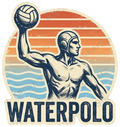 Distressed Water Polo Americana Sports Design