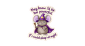 Whimsical Mouse Wizard Quote Die-Cut Design