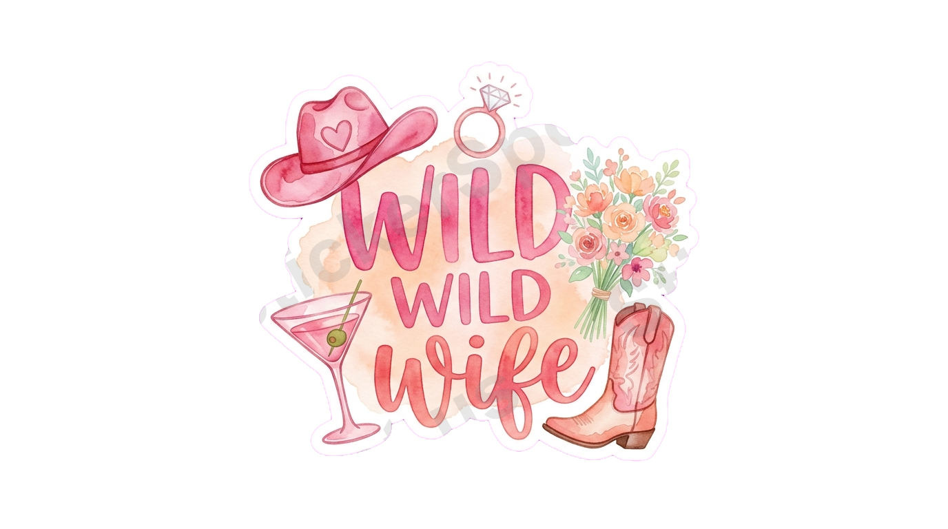WILD WIFE Sticker Fun