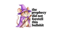 Wizard Mouse Prophecy Quote Die-Cut Art
