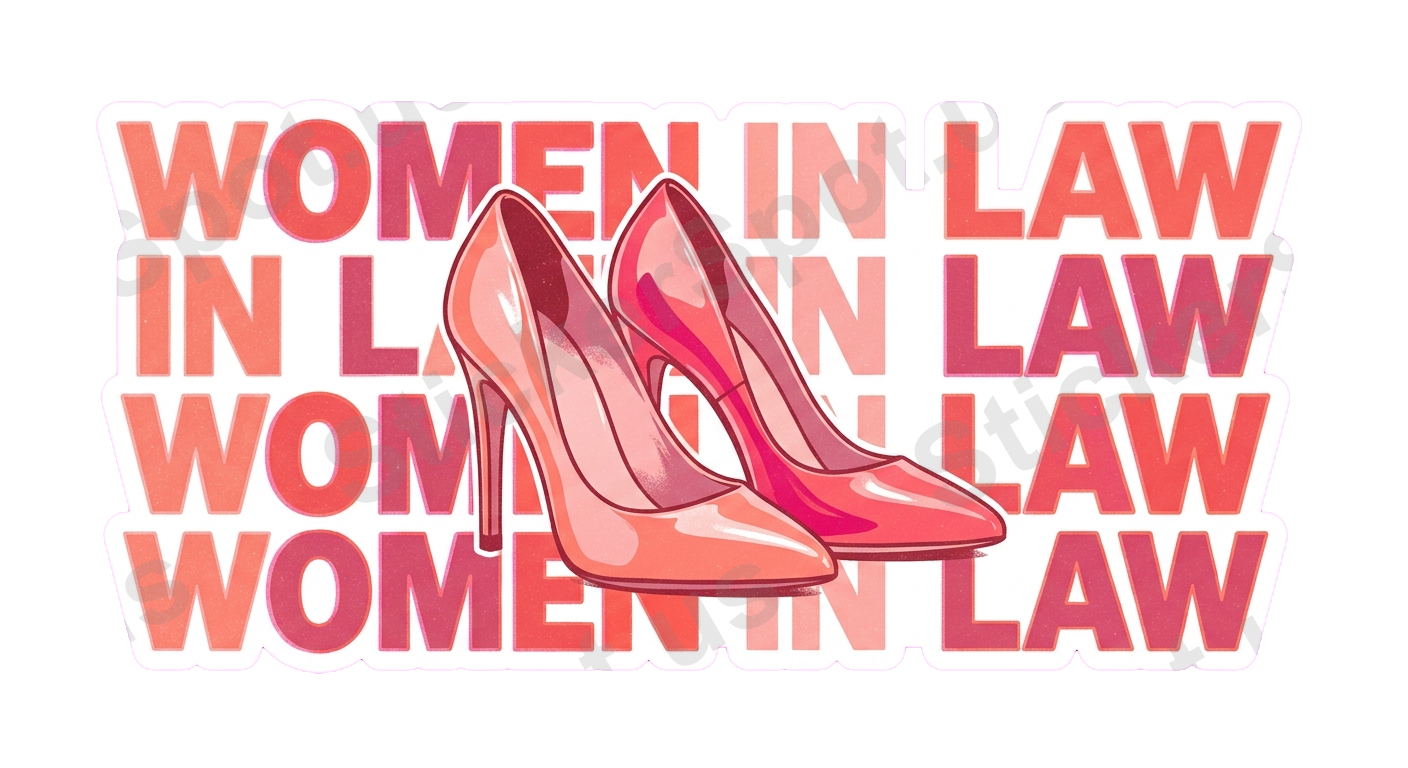 Women in Law High Heel Empowerment Design