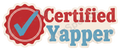 Certified Yapper Dog Lover Retro Badge