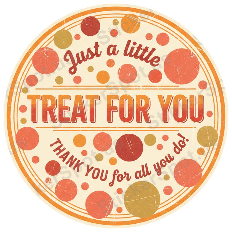 Just a Little Treat for You Thank You Design