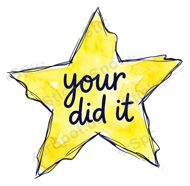 your did it Sticker