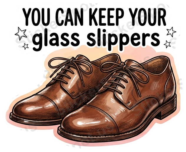 You Can Keep Your Glass Slippers Shoe Quote
